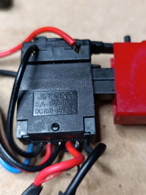 Jin Ding EA 12/Z1 drill driver switch 16.8-18V 12A used
