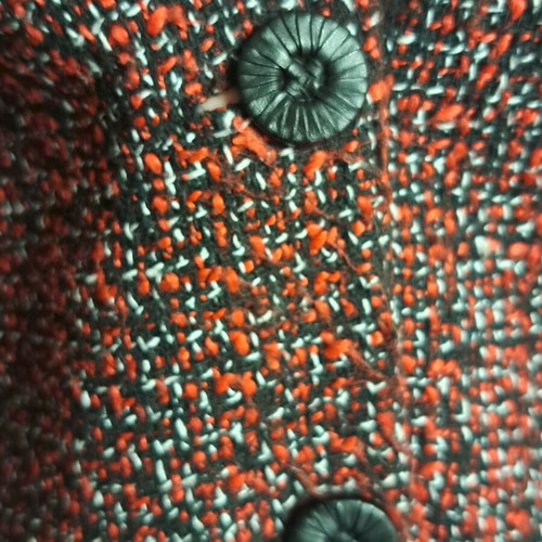 Chris women's wool jacket like new, red and black, size 5XL