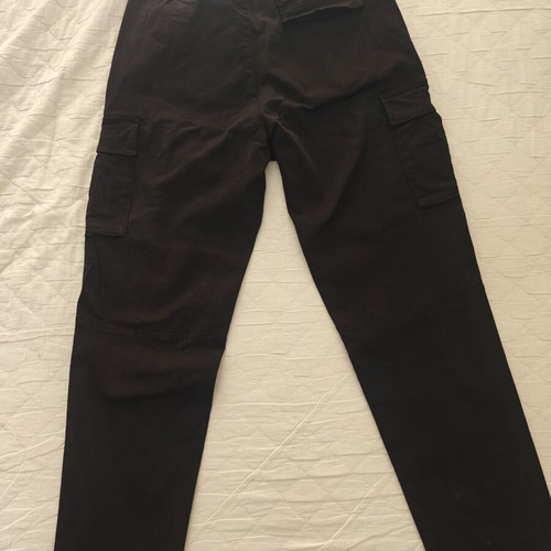 Bershka Cargo Loose Trousers black, like new, size L