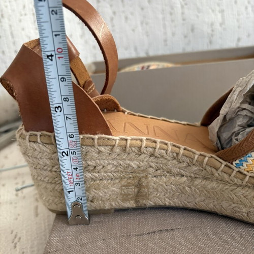 Kanna knitted women's espadrilles new, multicolor, size 37
