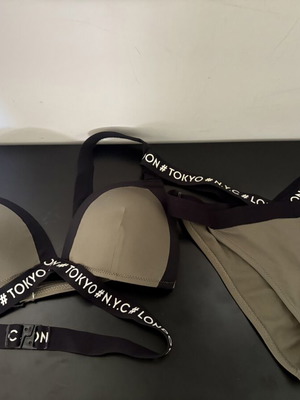 Bikini Censored used, size M, black and green
