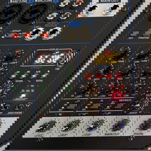 Μίκτης αναλογικός 4 καναλιών καινούργιος με USB και Bluetooth