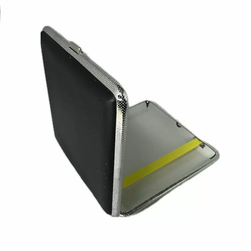 Cigarette case for 20 cigarettes black monochrome new