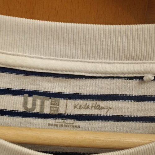 Uniqlo x Keith Haring Striped T-shirt like new, oversized fit