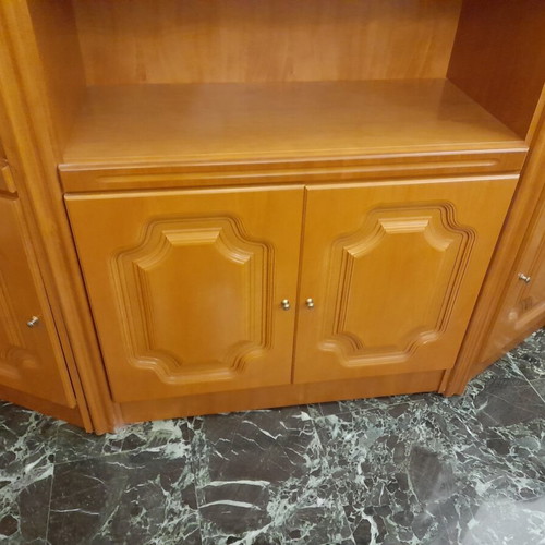 Classic style wooden sideboard and dining table set