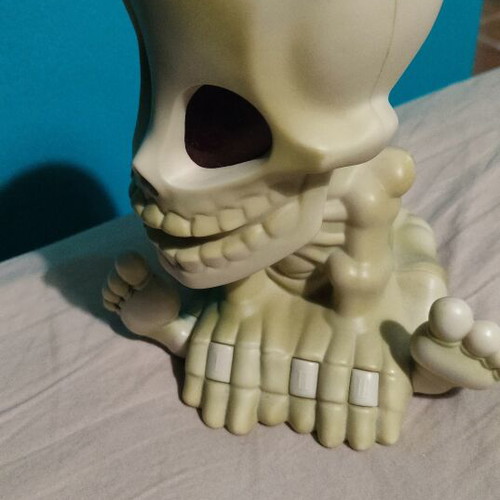Ghost Hunter toy used, rotating skeleton with laser gun
