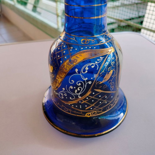 Old hookah used with painted glass from Constantinople