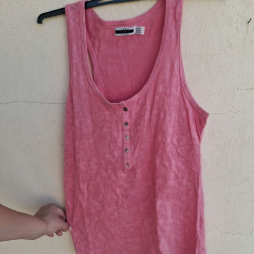 Zara sleeveless women's top medium pink used
