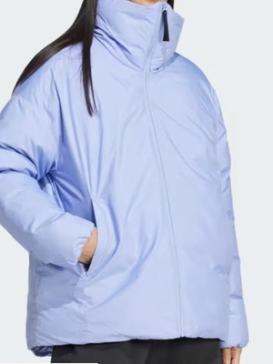 Adidas puffer jacket new, purple, size XS