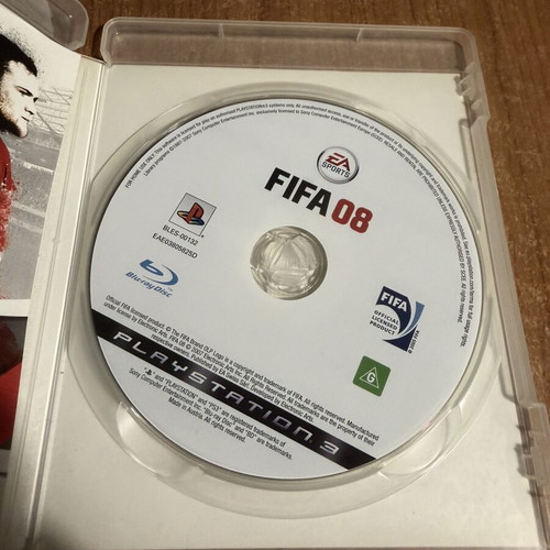 FIFA 2008 PS3 game used, excellent condition