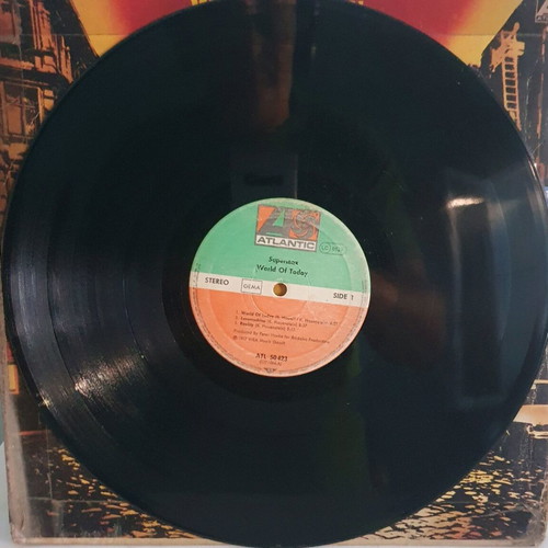 Supermax vinyl record used, World of Today, rock