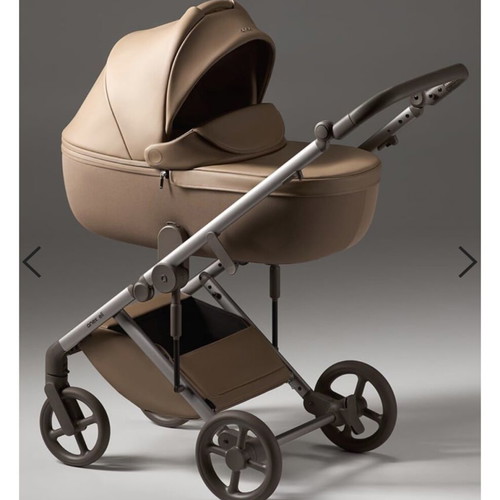 Anex multifunctional stroller 2-in-1, beige leather