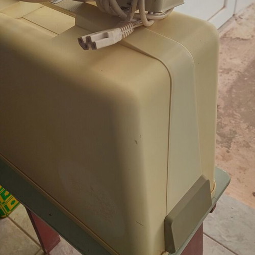 Kohler vintage sewing machine in case like new with electric foot pedal