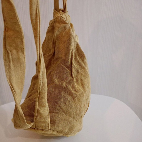 Mini fabric backpack used