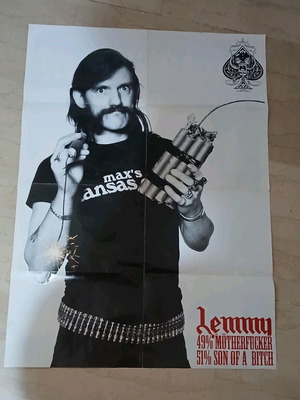 Poster Motorhead & Lemmy 55x76cm σαν καινούργιο
