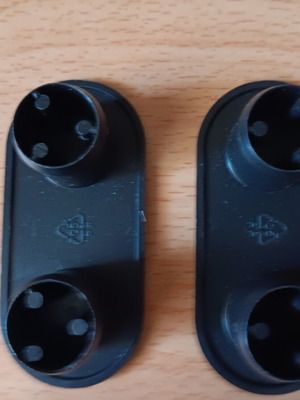 Plastic caps new, pack of 2 for protection