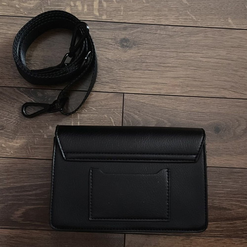 Pull&Bear men's crossbody bag, black