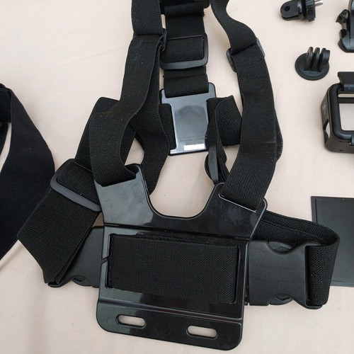 GoPro 7 equipment new with head and chest harness