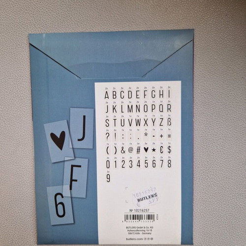 Letters and emoji for Buttlers light board new