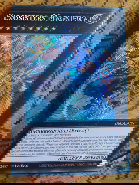 2) Exosister Magnifica (Secret Rare, Yugioh)