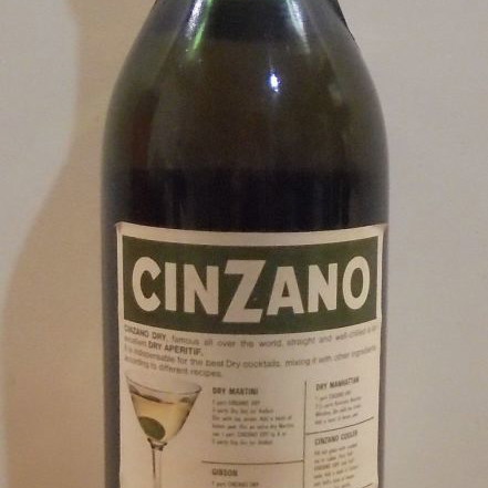 Cinzano Vermouth old sealed drink