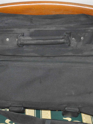 Laptop bag like new, black with multiple compartments