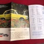 Retro official LOT Polish Airlines timetable summer 1977 like new