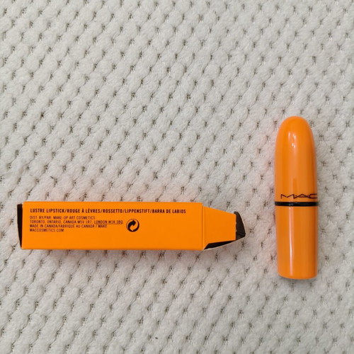 Mac Lustre Lipstick Electro vintage orange used