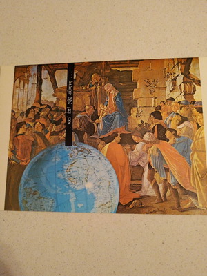 Christmas greeting card from the 1970s