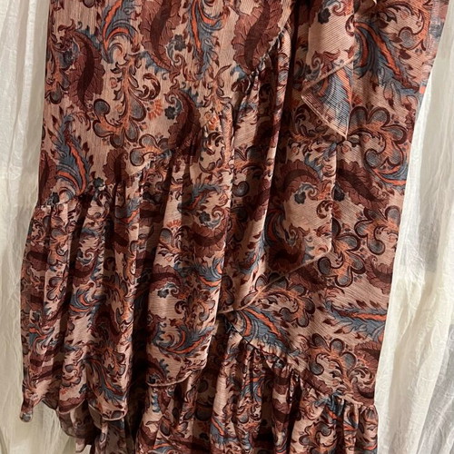 Vassia Kostara set with wrap skirt and shirt like new