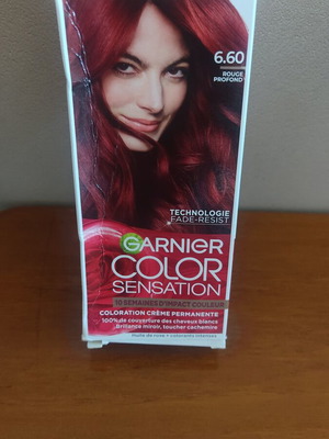 Garnier Color Sensation hair dye, shade 6.60 red