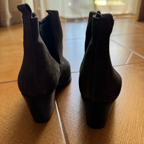 Tsakiris Mallas ankle boots used, suede dark gray size 37