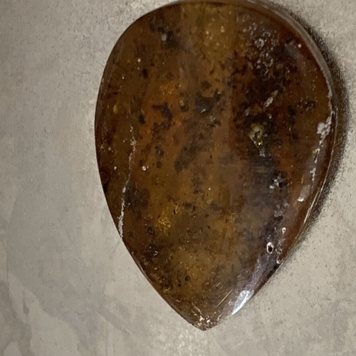 Baltic Amber Cognac 3.3 gr natural cabochon