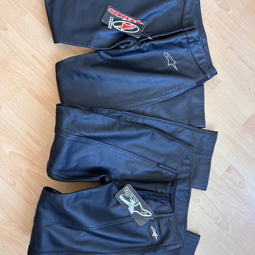 Alpine Star leather motorcycle pants new, size 42, women's