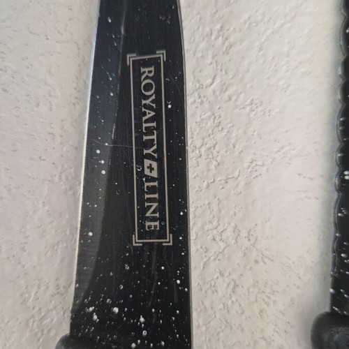 Royalty Line RL MB5C knives used, set of 3 with mable coating