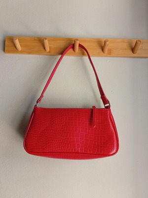 Stradivarius shoulder bag like new, patent leather