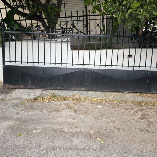 Sliding garage door used 3.75 m length 1.35 m height