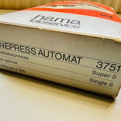Hama Cinepress Automat Super 8 Single 8 Film Splicer Editor like new
