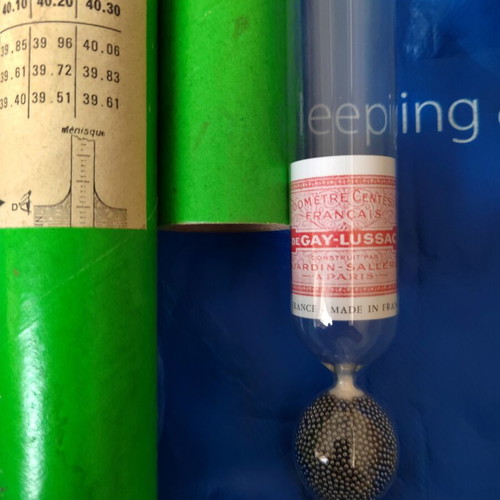 Vintage French Alcoholmeter Dujardin-Salleron Série 174 like new with original case