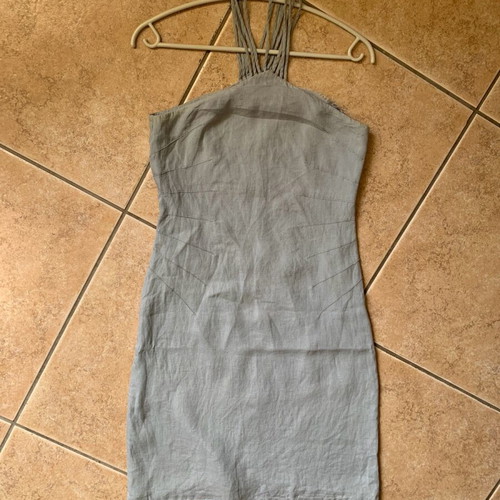 Emporio Armani linen dress used, size S, gray