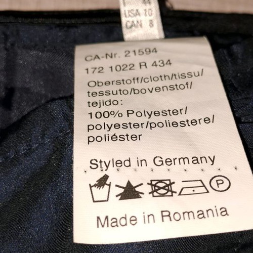 Satin skirt like new, dark blue, evaze style with belt and zipper