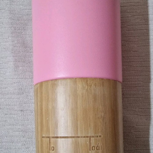 To Go Thermos like new for 500 ml drinks with bamboo