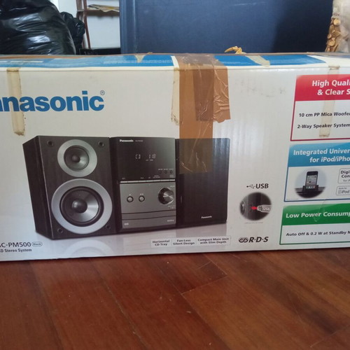 Panasonic SC-PM500 CD stereo system new