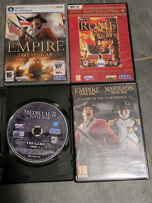 Total War παιχνίδια PC DVD σαν καινούργια, με δώρο Medieval