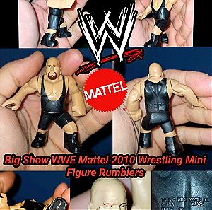 Big Show WWE Mattel 2010 Wrestling Mini Figure Rumblers Μίνι Φιγούρα Δράσης Παλαιστή WWE / WWF wrestler