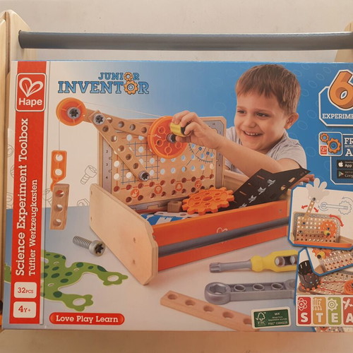 Hape Junior Inventor Science Experiment Toolbox STEAM toy