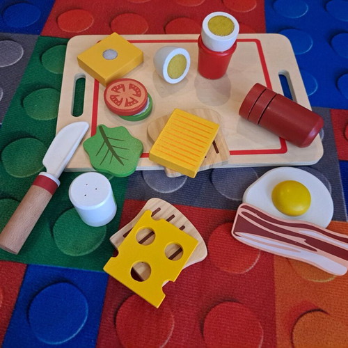 Playtive Wooden Breakfast Playset like new
