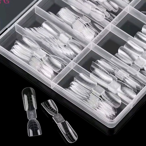 Dual nail forms new, 240 pcs, 12 sizes