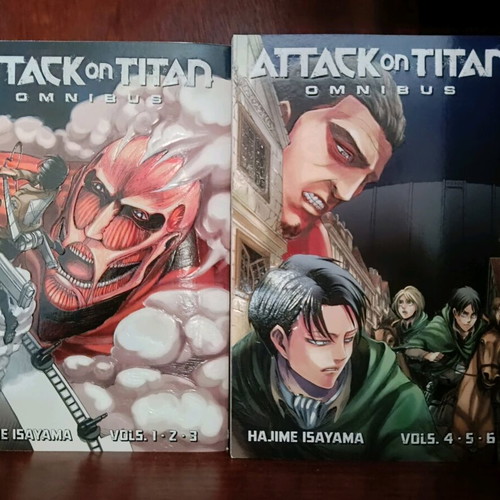 Attack on Titan manga omnibus new in excellent condition