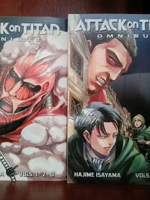 Attack on Titan manga omnibus new in excellent condition